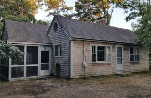 Outside of 111 Winslow Landing Road rental house